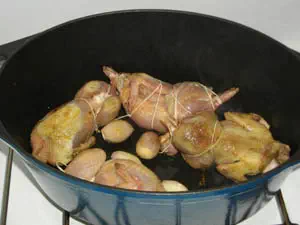 tajine de cailles