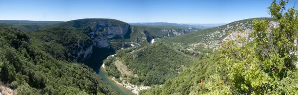 Les gorges de l'Ardèche