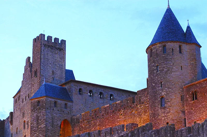 La cité de Carcassonne dans l'Aude