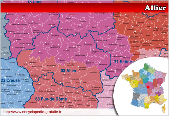 Villes du département