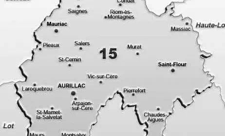 Villes du Cantal