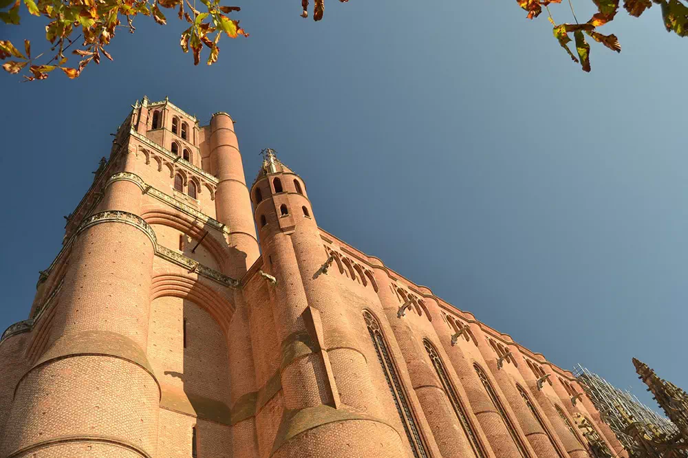 La cathédrale d'Albi dans le département du Tarn