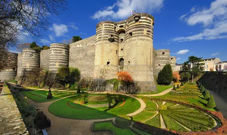 Le château d'Angers en Maine-et-Loire