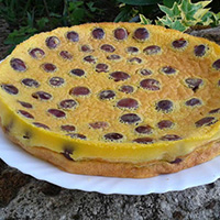 Un délicieux clafoutis aux cerises