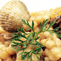 Risotto de fregola sarde