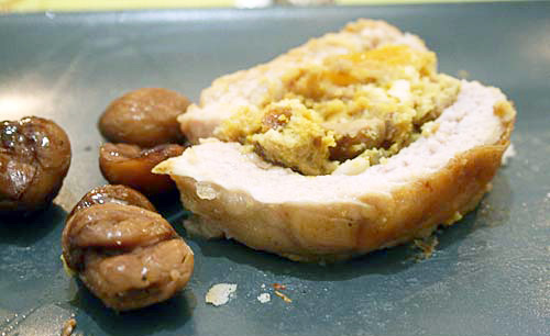Recette de veau farci aux marrons