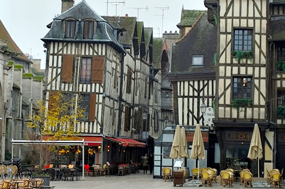 Les maisons à colombage du centre-ville de Troyes